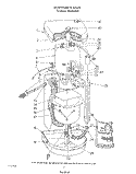 DISPENSER Diagram and Parts List for HD1000XS0  Whirlpool Miscellaneous