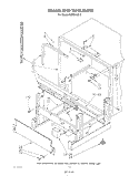 FRAME AND TANK Diagram and Parts List for KUDS21CS2  KitchenAid Dishwasher