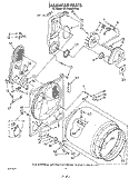 BULKHEAD Diagram and Parts List for KGYE660WAL0  KitchenAid Dryer