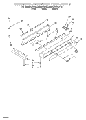 REFRIGERATOR CONTROL PANEL Diagram and Parts List for KSSS48QJB00  KitchenAid Refrigerator
