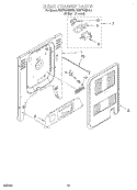REAR CHASSIS, OPTIONAL Diagram and Parts List for KGRT500BAL1  KitchenAid Range