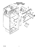 LINER Diagram and Parts List for ET22PKXYN00  Whirlpool Refrigerator