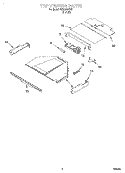 TOP VENTING, OPTIONAL Diagram and Parts List for RBS240PDB1  Whirlpool Wall Oven