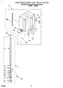 POWERSCREW AND RAM Diagram and Parts List for KCCC151DBL1  KitchenAid Trash Compactor