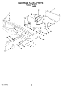 Part Location Diagram of WP8182395 Whirlpool Push Button Switch