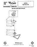 MOTOR AND DRIVE, LIT/OPTIONAL Diagram and Parts List for TC8750XYP0  Whirlpool Trash Compactor