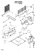 UNIT PARTS Diagram and Parts List for ER2CHMXPL00  Whirlpool Refrigerator