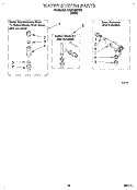 WATER SYSTEM Diagram and Parts List for RAB3132DW0  Roper Washer