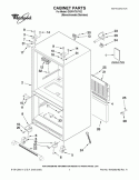 CABINET PARTS Diagram and Parts List for GX5FHTXVY02  Whirlpool Refrigerator