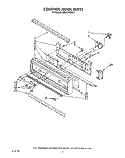 CONTROL PANEL, LIT/OPTIONAL Diagram and Parts List for KEBI141WBL3  KitchenAid Wall Oven
