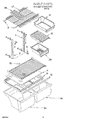 SHELF, LIT/OPTIONAL Diagram and Parts List for 4ET20NKXFW01  Whirlpool Refrigerator