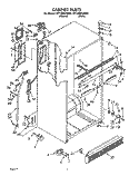 Part Location Diagram of 989195 Whirlpool PLUG, HOLE ALMOND