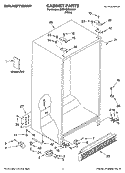 Part Location Diagram of 2214341 Whirlpool Use & Care Guide