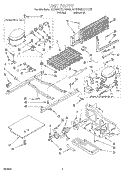 UNIT Diagram and Parts List for ET20NKXAN03  Whirlpool Refrigerator