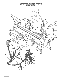 CONTROL PANEL, LIT/OPTIONAL Diagram and Parts List for KUDH230Y1  KitchenAid Dishwasher