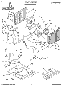 UNIT, LITERATURE Diagram and Parts List for AR2400XA1  Whirlpool Air Conditioner