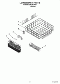 Part Location Diagram of W10167768 Whirlpool BASKT-WARE