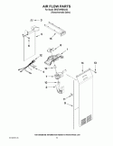 AIR FLOW PARTS Diagram and Parts List for BRS70HRBNA00  Whirlpool Refrigerator