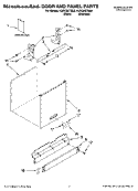 DOOR AND PANEL PARTS Diagram and Parts List for KUDC03ITBS0  KitchenAid Dishwasher