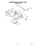 FREEZER CONTROL PANEL Diagram and Parts List for KSSS36DBX01  KitchenAid Refrigerator
