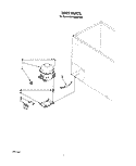 SECTION Diagram and Parts List for RH1000RYW00  Roper Freezer