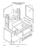 EXTERNAL OVEN , LITERATURE AND OPTIONAL Diagram and Parts List for RF010EXRW0  Whirlpool Range