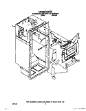 LINER Diagram and Parts List for 6ET18GKXWW01  Whirlpool Refrigerator