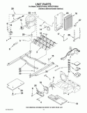 UNIT PARTS Diagram and Parts List for KSRV22FVSS04  KitchenAid Refrigerator