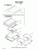 Part Location Diagram of W10272379 Whirlpool TRIM-SHELF