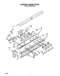 CONTROL PANEL, LIT/OPTIONAL Diagram and Parts List for RB270PXXW0  Whirlpool Wall Oven