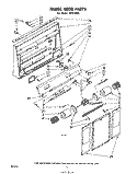Part Location Diagram of 98148 Whirlpool NUT, KNURLED