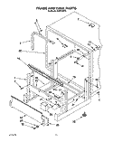 FRAME AND TANK Diagram and Parts List for KUDP220T6  KitchenAid Dishwasher