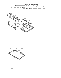 SECTION Diagram and Parts List for 1433W1A  Roper Range
