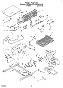 UNIT Diagram and Parts List for KTRD18KAAL10  Whirlpool Refrigerator