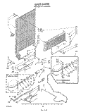 UNIT Diagram and Parts List for ET14AKXSW01  Whirlpool Refrigerator