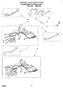 WIRING HARNESS Diagram and Parts List for KEBI241YWH3  KitchenAid Wall Oven
