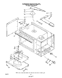 STIRRER DRIVE Diagram and Parts List for RM996PXVN3  Whirlpool Microwave Oven Combo