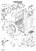 Part Location Diagram of W10180429 Whirlpool Front Panel (Ultimate Silver)