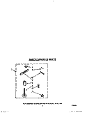 MISCELLANEOUS Diagram and Parts List for KAWE564WAL1  KitchenAid Washer