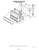 FREEZER DOOR Diagram and Parts List for ET20VKXSW00  Whirlpool Refrigerator