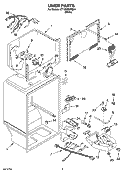 LINER PARTS Diagram and Parts List for CT18GMXRQ01  Crosley Refrigerator