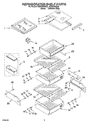 Part Location Diagram of 2220903 Whirlpool Meat Pan