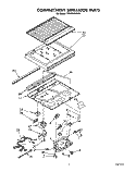 COMPARTMENT SEPARATOR Diagram and Parts List for TT20BKXXW01  Whirlpool Refrigerator