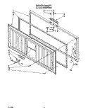 SECTION Diagram and Parts List for EH220FXVN00  Whirlpool Freezer