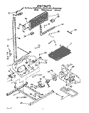 UNIT Diagram and Parts List for ET20ZKXXW01  Whirlpool Refrigerator
