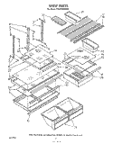 SHELF , LIT/OPTIONAL Diagram and Parts List for ET22PKXWW00  Whirlpool Refrigerator