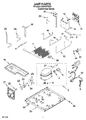 UNIT PARTS Diagram and Parts List for KDDO27TRX01  KitchenAid Refrigerator