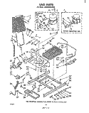 UNIT Diagram and Parts List for ED25SM1LWR0  Whirlpool Refrigerator