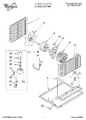 SECTION Diagram and Parts List for ACU114XE3  Whirlpool Air Conditioner
