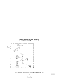 MISCELLANEOUS Diagram and Parts List for LA5720XTF0  Whirlpool Washer